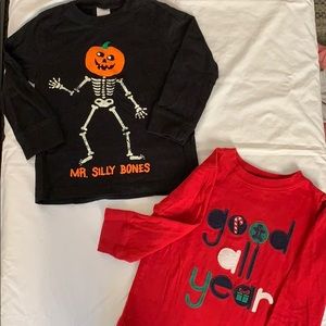 🎃Kids Holiday shirt bundle 🎄